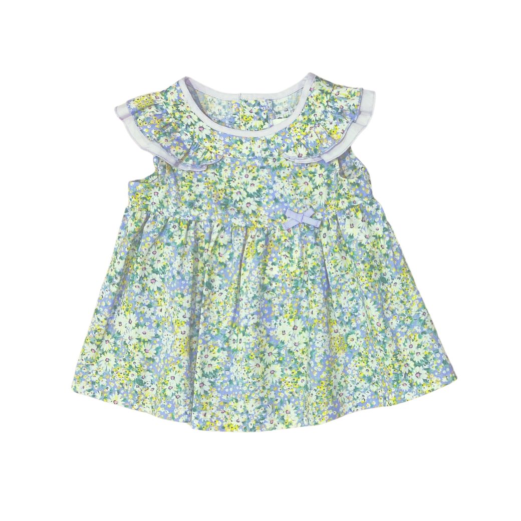 【セール50%OFF】ボタニカルフラワーチュニック×カラーブルマー上下セット 80 90cm (8331-7104) CHOPIN/ショパン