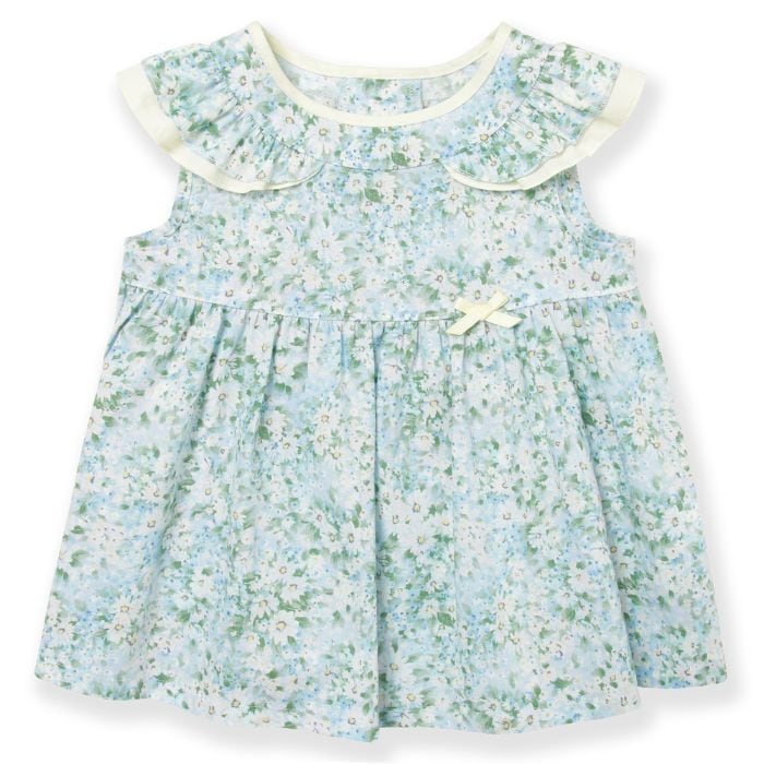 【セール50%OFF】ボタニカルフラワーチュニック×カラーブルマー上下セット 80 90cm (8331-7104) CHOPIN/ショパン