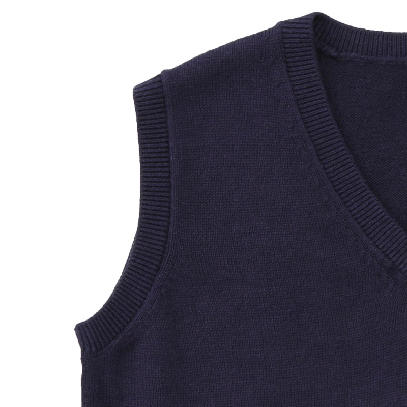 Vネックニットベスト 90 100 110 120 130cm (8297-5422)