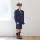 ネイビーチェックスーツ 130cm （8301-5402） 
