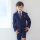 ネイビーチェックスーツ 130cm （8301-5402） 