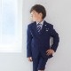 ネイビーチェックスーツ 130cm （8301-5402） 