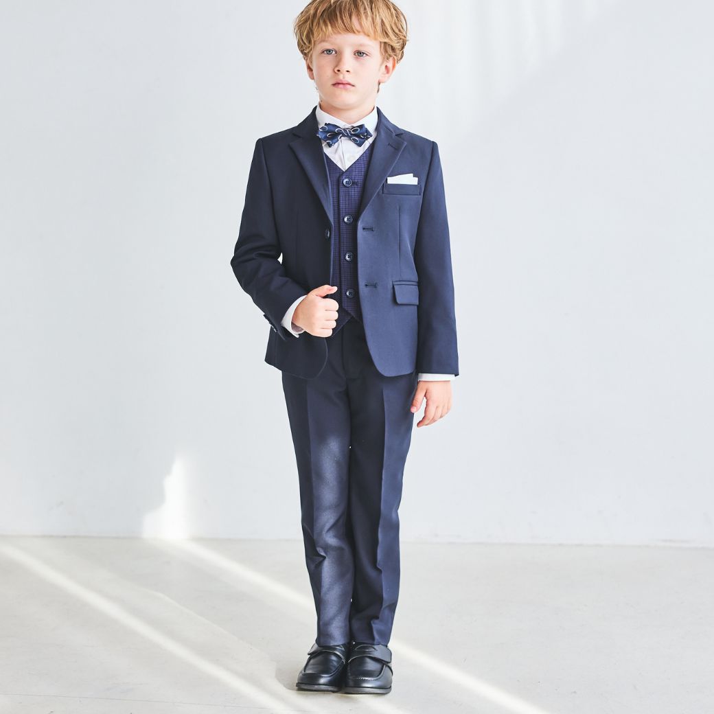 蝶タイロングパンツスリーピーススーツ 110 120 130cm (8471-5402) CHOPIN/ショパン【PRESTIGE LINE】