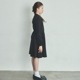 長袖ピンタックシャツワンピース 140 150 160cm(8893-2502)