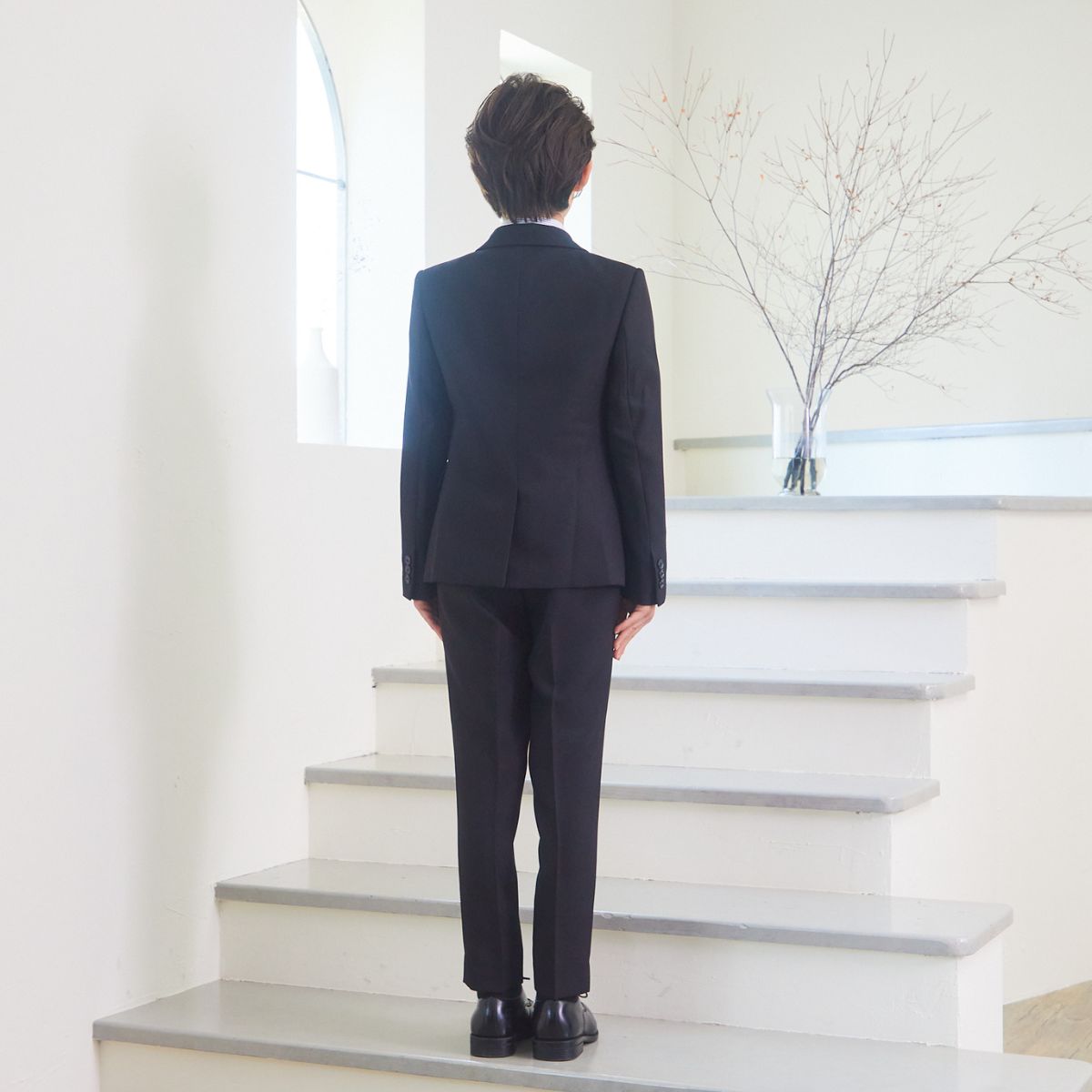 【セール15%OFF】チェックベストスリーピーススーツ 140 150 160 170cm (8301-5602)