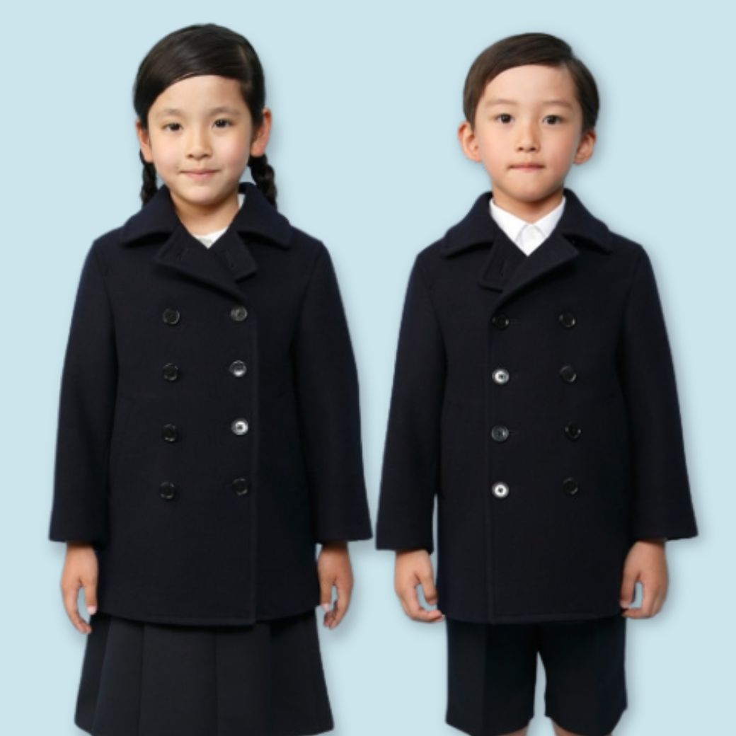 【SALE50%OFF】面接・お受験対応 男女兼用 Pコート 120 130cm/8672-5427 ショパン