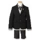 【セール：38％OFF】ニットベスト付きチェック柄スーツセット 110 120 130cm （2371-5450） CHOPINblue/ショパン ブルー
