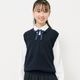 8677-5622 男女共用Vネックニットベスト ネイビー CHOPIN/ショパン 140 150 160cm[学生服 制服 スクールベスト]