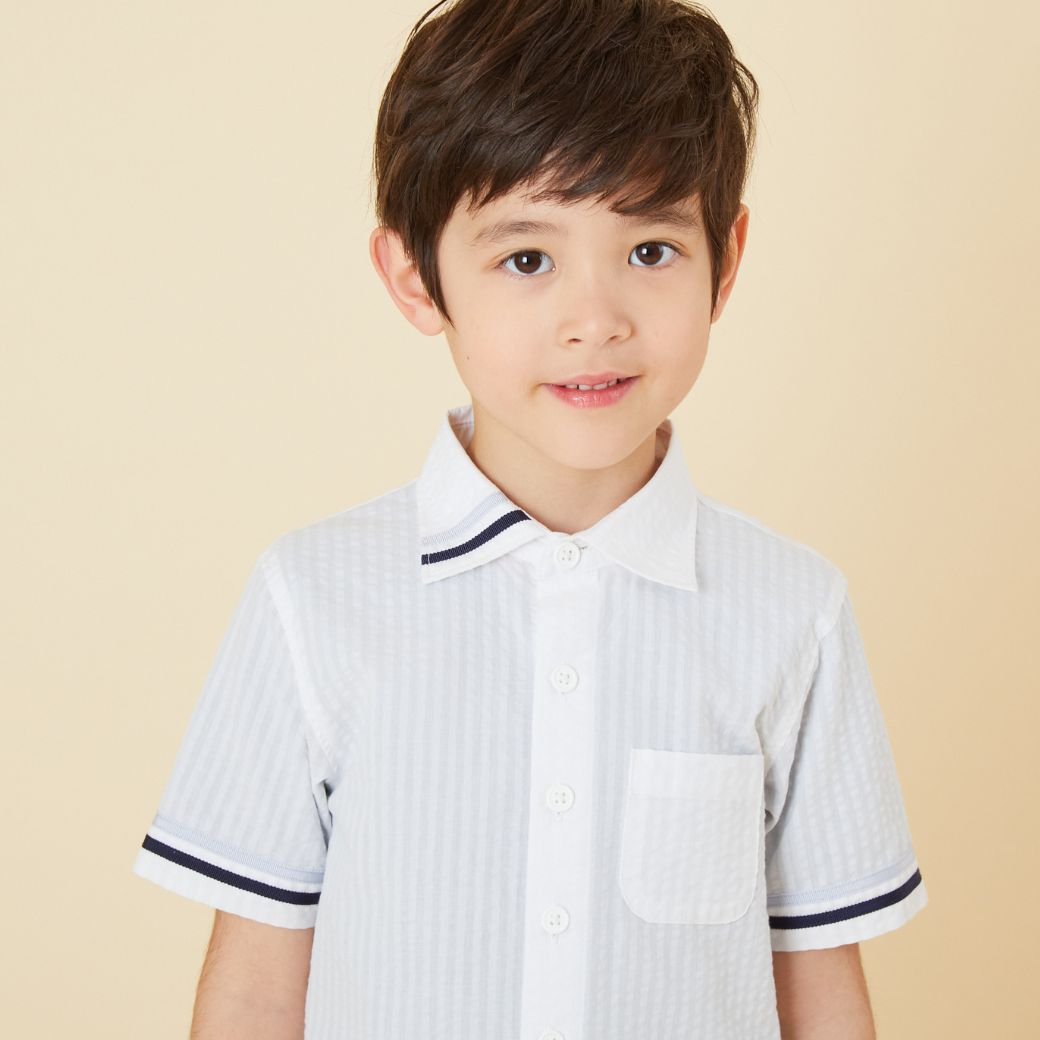 【ファイナルセール50%OFF】ラインシャツ 100 110 120 130cm (8433-5425) CHOPIN/ショパン