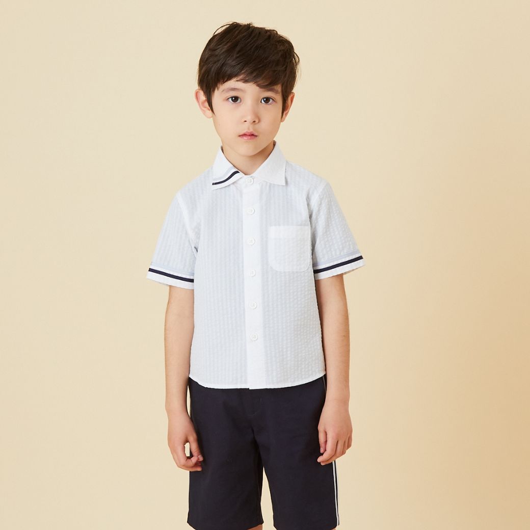 【ファイナルセール50%OFF】ラインシャツ 100 110 120 130cm (8433-5425) CHOPIN/ショパン