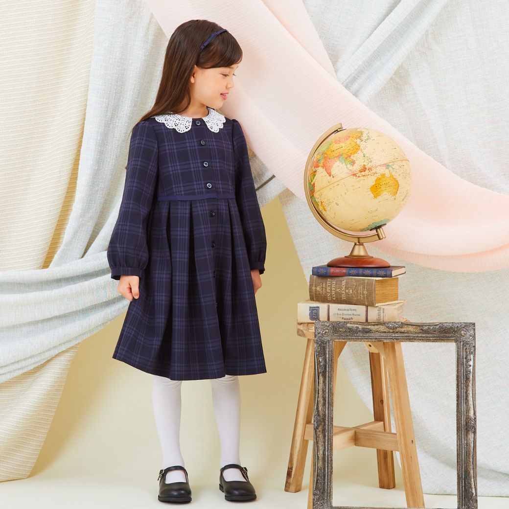 【TIME SALE10%OFF】【キッズ】3wayワンピース 130cm (2376-7352) CHOPINblue/ショパン ブルー