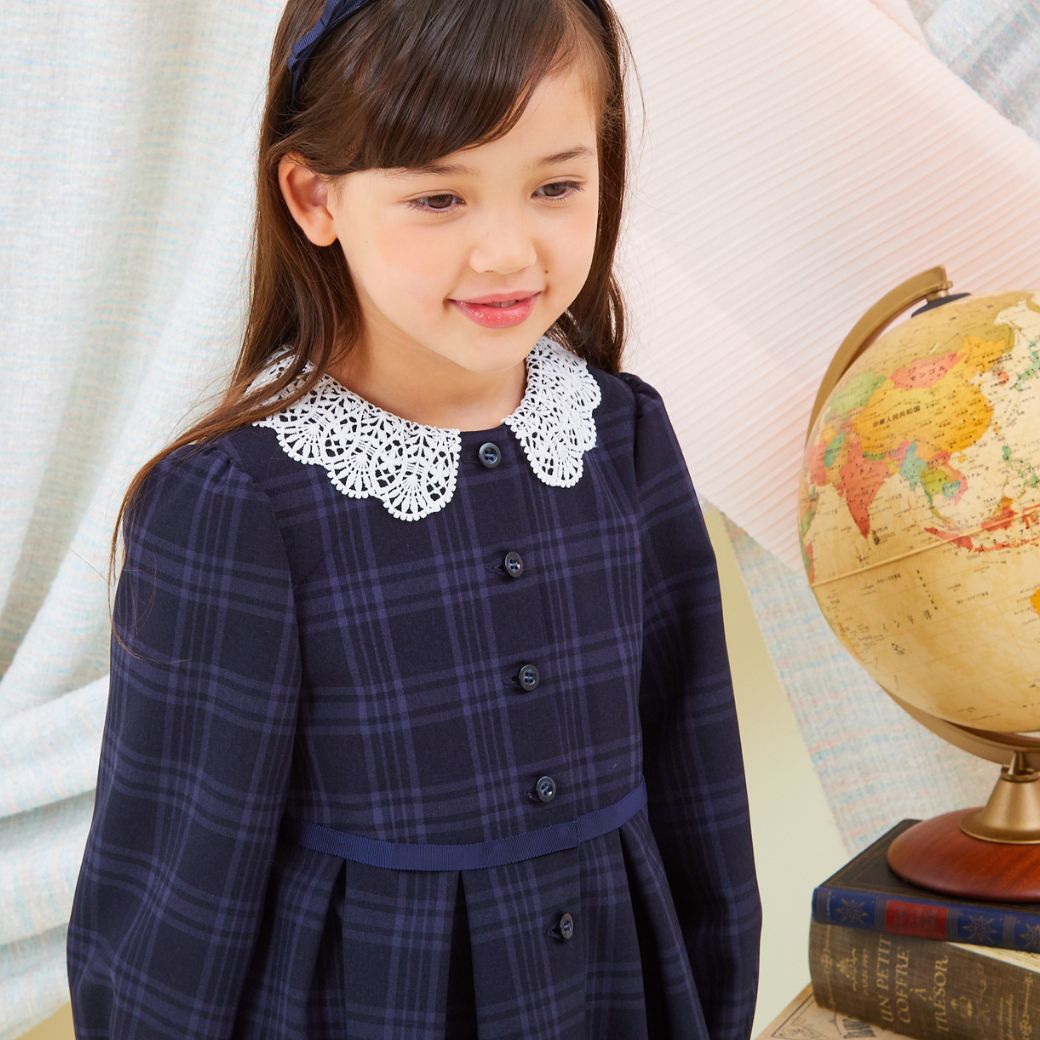 【TIME SALE10%OFF】【キッズ】3wayワンピース 130cm (2376-7352) CHOPINblue/ショパン ブルー