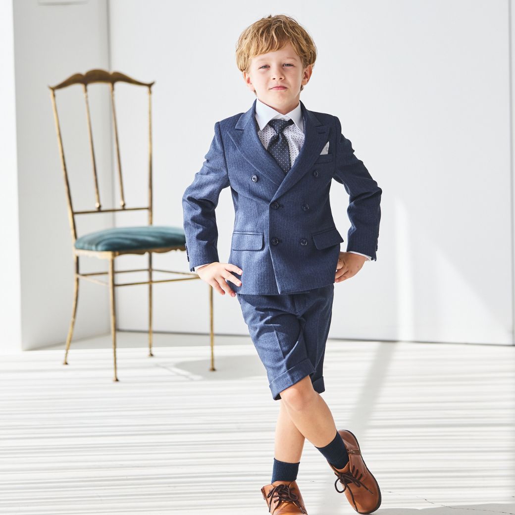 Wジャケットスーツ 110 120 130cm (8401-5401) CHOPIN/ショパン 【PREMIUMライン】