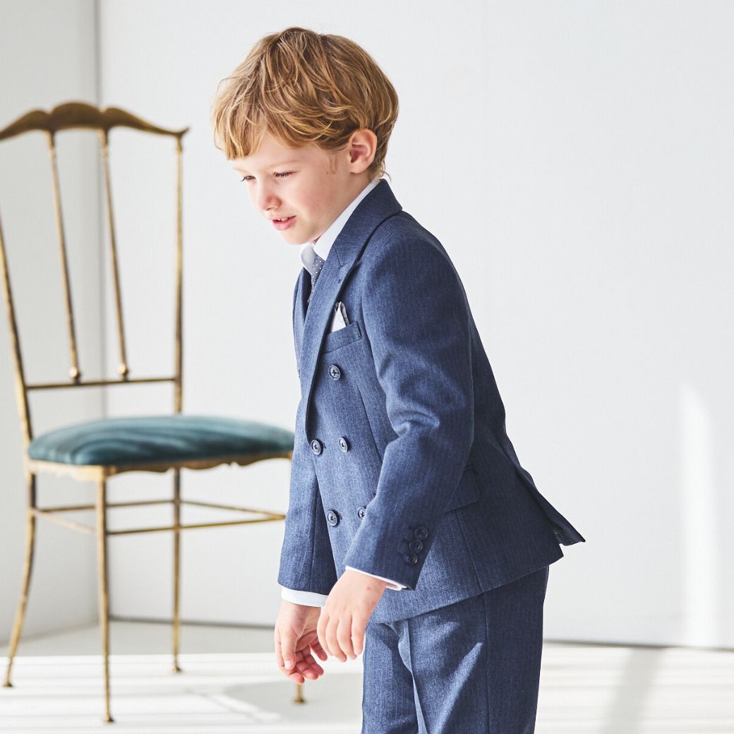 Wジャケットスーツ 110 120 130cm (8401-5401) CHOPIN/ショパン 【PREMIUMライン】