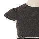 【TIMEセール55％OFF】モノトーンチェックフリルドレス 110 120 130 140 150cm (8276-7366)