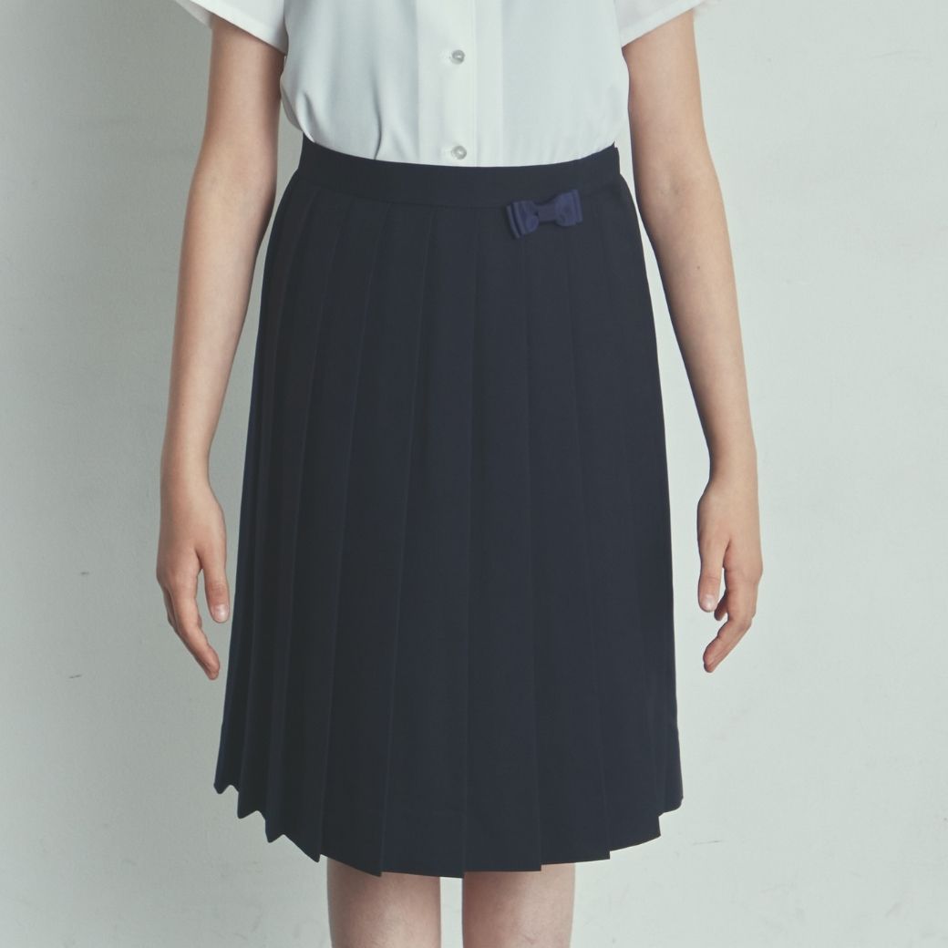 【WEB限定】New!!リボン付きフォーマルプリーツスカート 140 150 160 170cm (w8094-2502-ec)