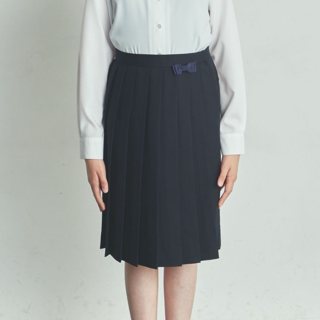 【WEB限定】New!!リボン付きフォーマルプリーツスカート 140 150 160 170cm (w8094-2502-ec)
