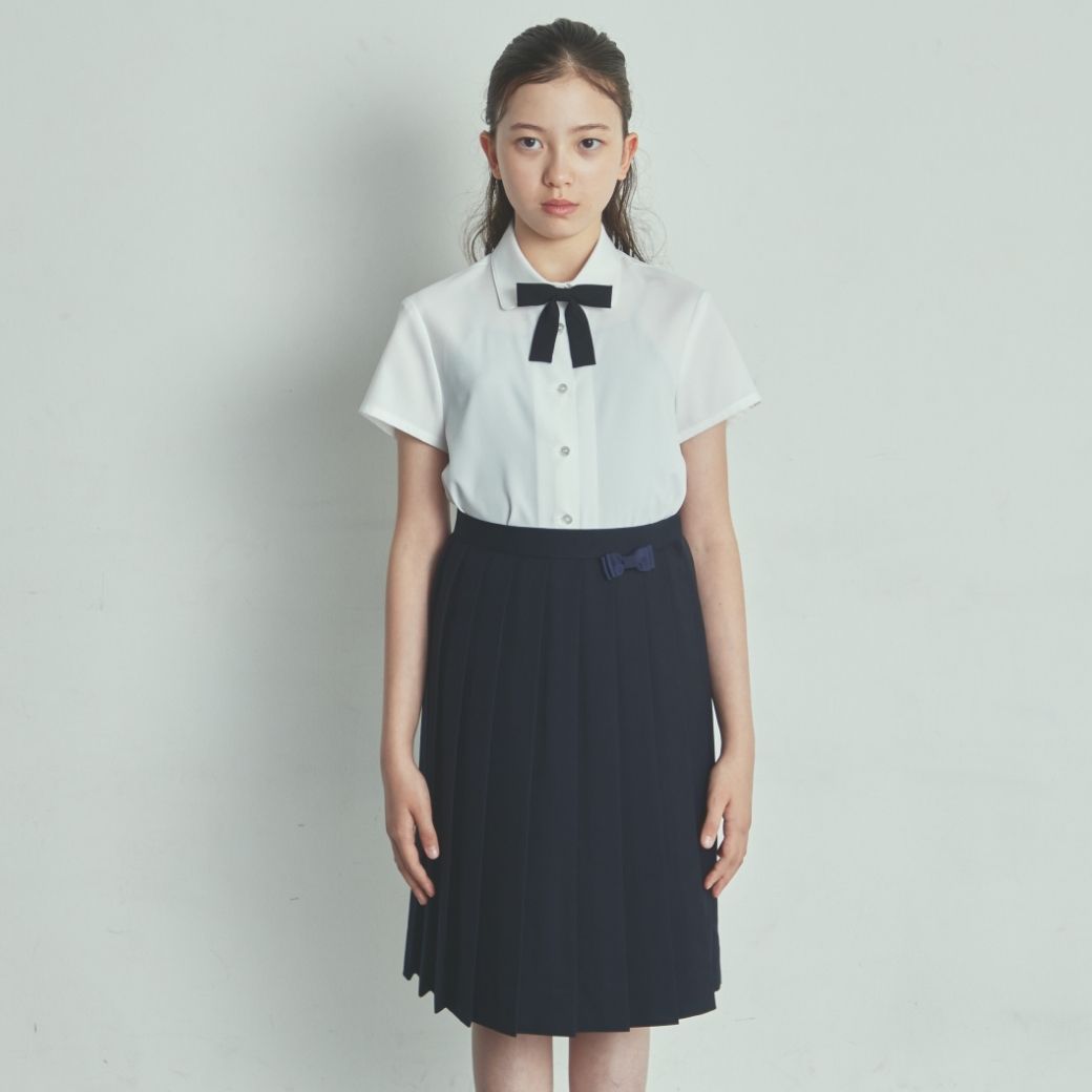 【WEB限定】New!!リボン付きフォーマルプリーツスカート 140 150 160 170cm (w8094-2502-ec)