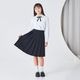 【WEB限定】New!!リボン付きフォーマルプリーツスカート 140 150 160 170cm (w8094-2502-ec) CHOPIN/ショパン