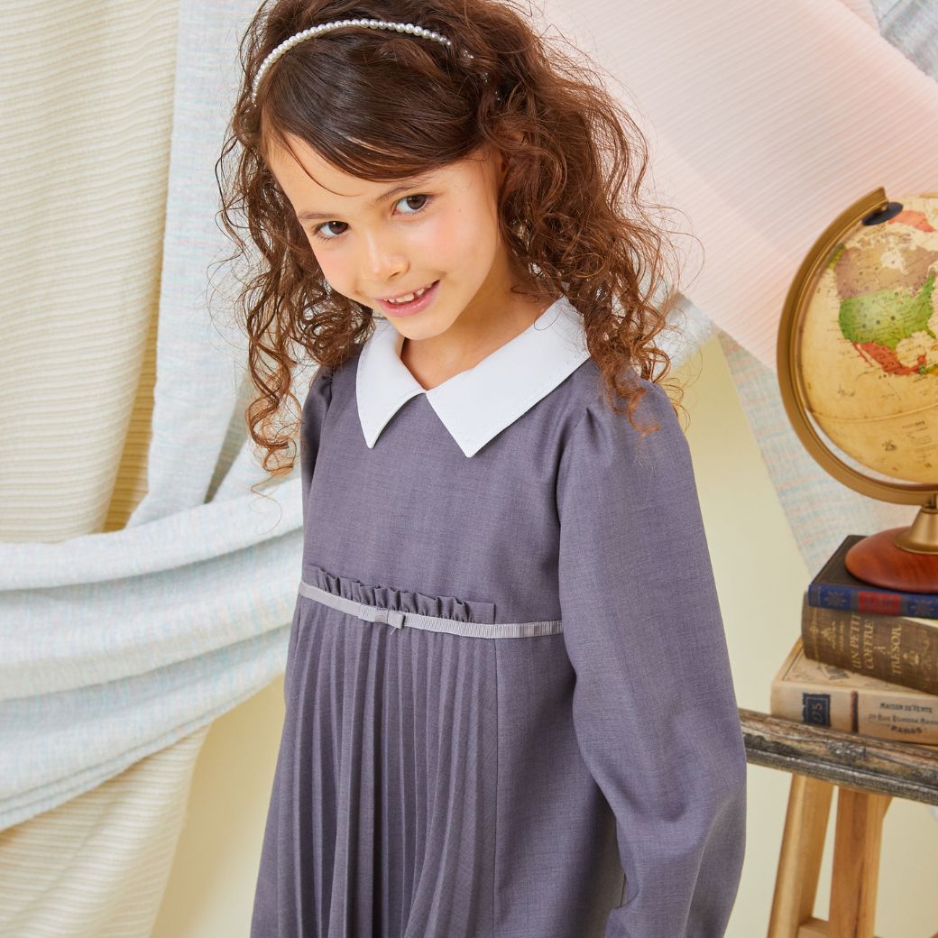 フロントプリーツワンピース 120 130cm (8376-7303) CHOPIN/ショパン