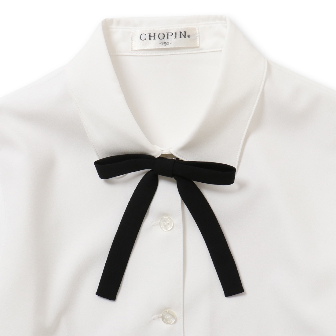 子供 喪服 女の子フォーマル2点セット 長袖ブラウス・プリーツスカート 140 150 160cm (8291-2594)