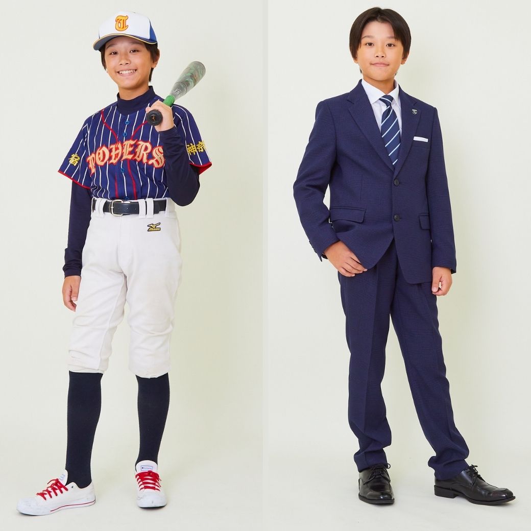 【B体・スポーツを頑張るお子様へ】レジメンタルタイスーツ 150S(B体) 160S(B体) 170S(B体) (8371-5606) CHOPIN/ショパン