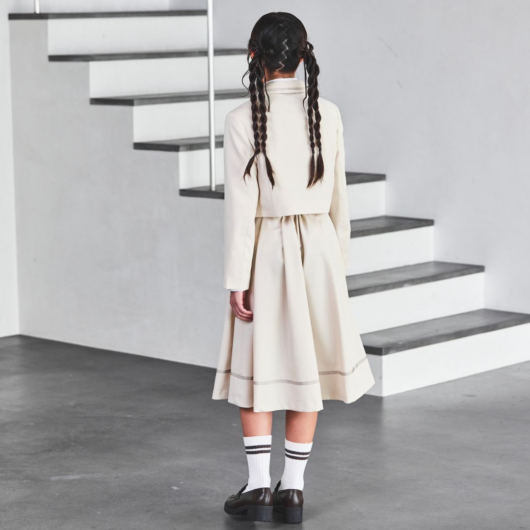 ワントーンベージュスーツ 150 160 165cm (8471-2503) CHOPIN/ショパン 【PREMIUMライン】