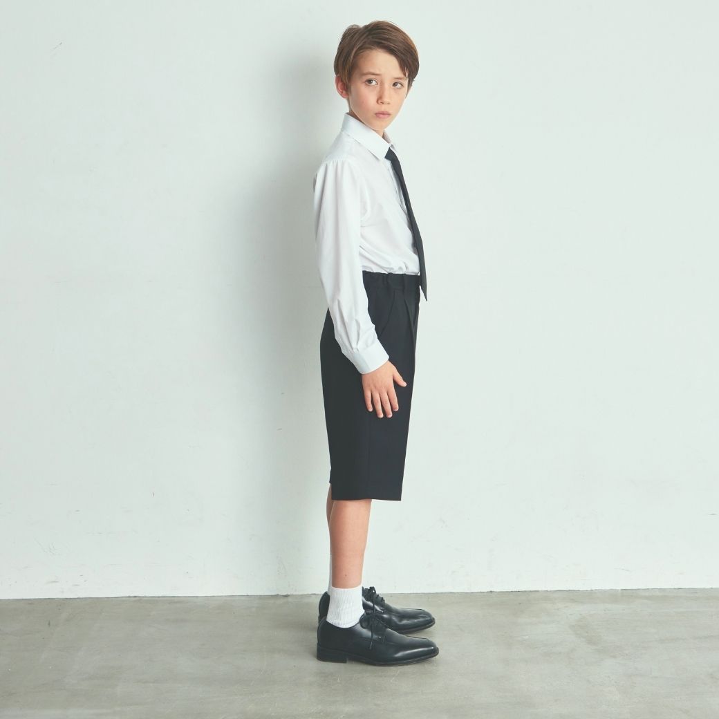男の子フォーマル2点セット 長袖シャツ・ハーフパンツ 140 150 160cm(8893-5600-set)