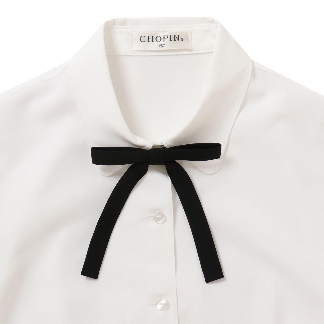 子供 喪服 女の子フォーマル2点セット 半袖ブラウス・プリーツスカート 140 150 160cm(8291-2595)