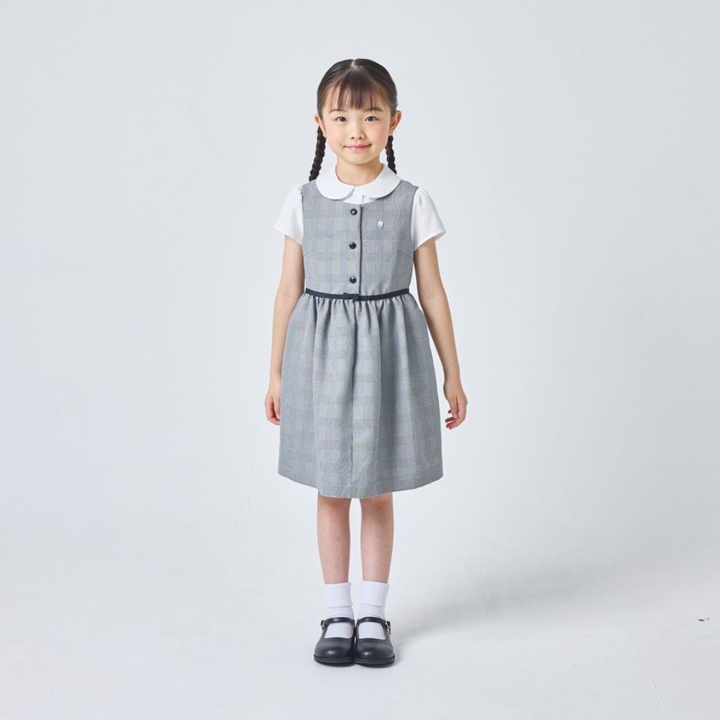 グレンチェックジャンパースカート 110 120 130cm(8896-2311) CHOPIN