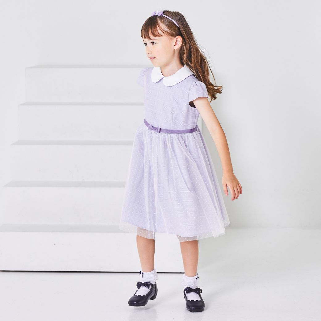 チュールレースアンサンブル 115 120 130cm (2371-8304) CHOPINblue/ショパン ブルー