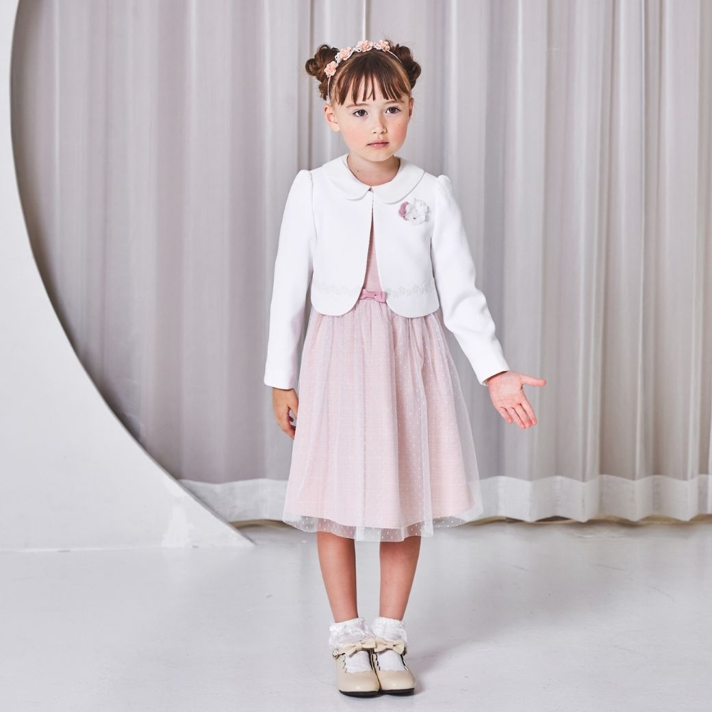 チュールレースアンサンブル 115 120 130cm (2371-8304) CHOPINblue/ショパン ブルー