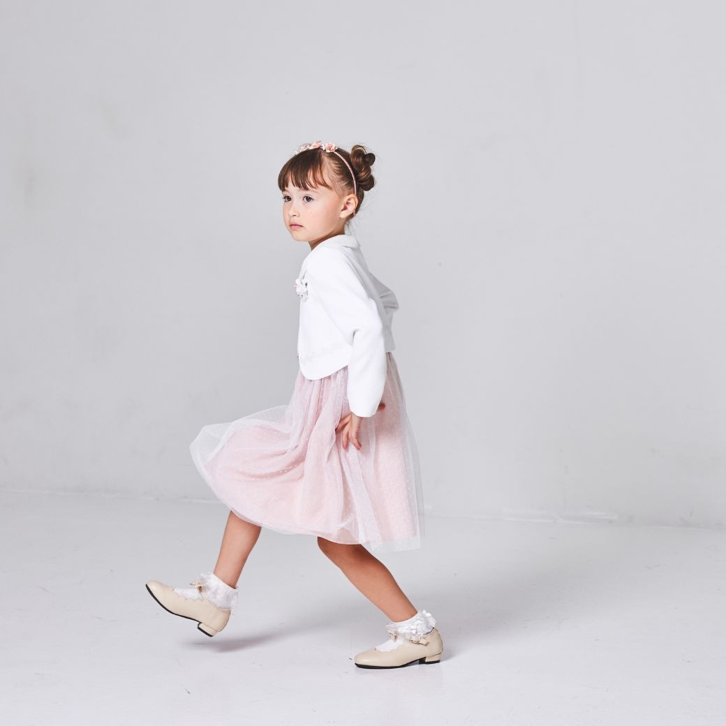 チュールレースアンサンブル 115 120 130cm (2371-8304) CHOPINblue/ショパン ブルー