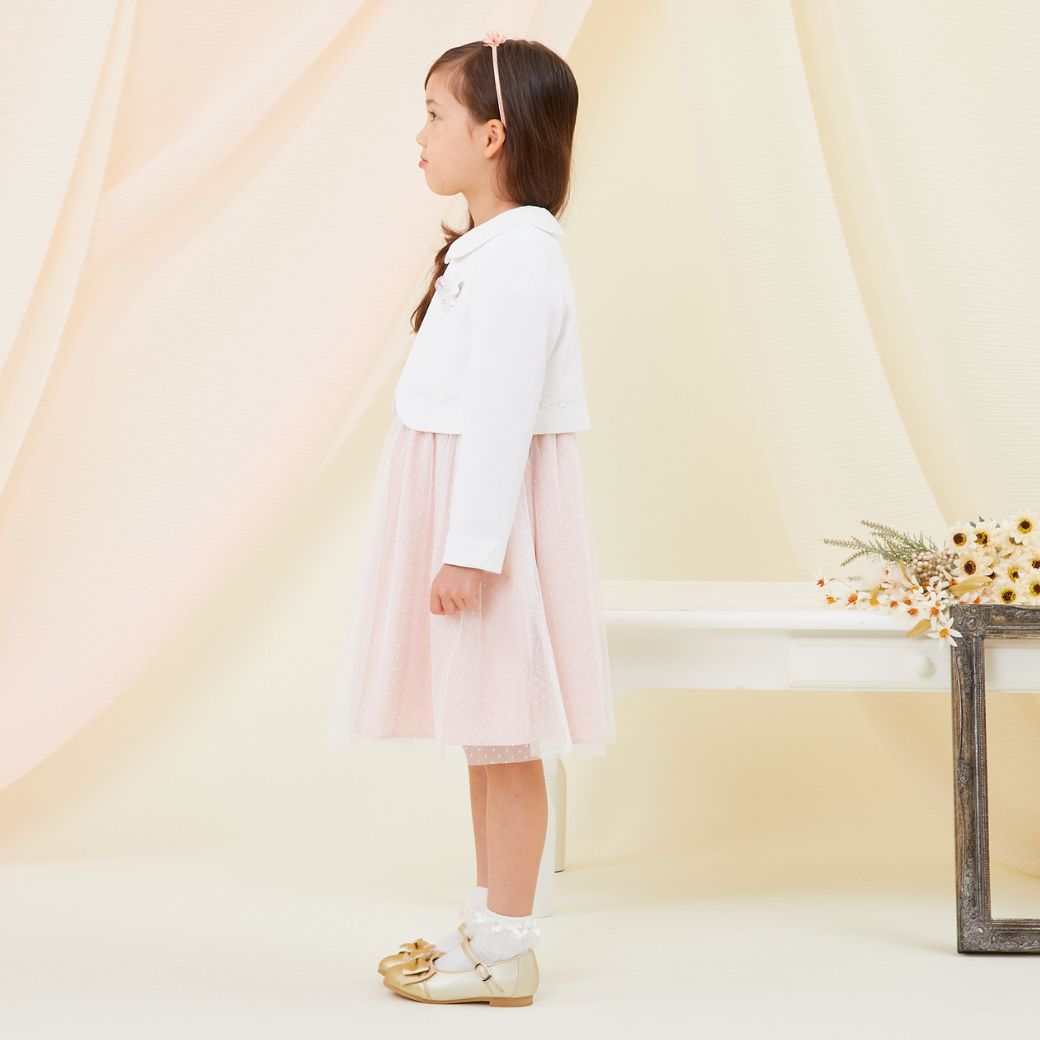 チュールレースアンサンブル 115 120 130cm (2371-8304) CHOPINblue/ショパン ブルー