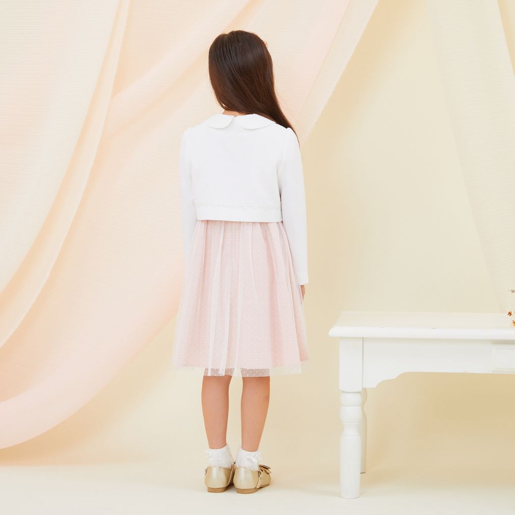 チュールレースアンサンブル 115 120 130cm (2371-8304) CHOPINblue/ショパン ブルー