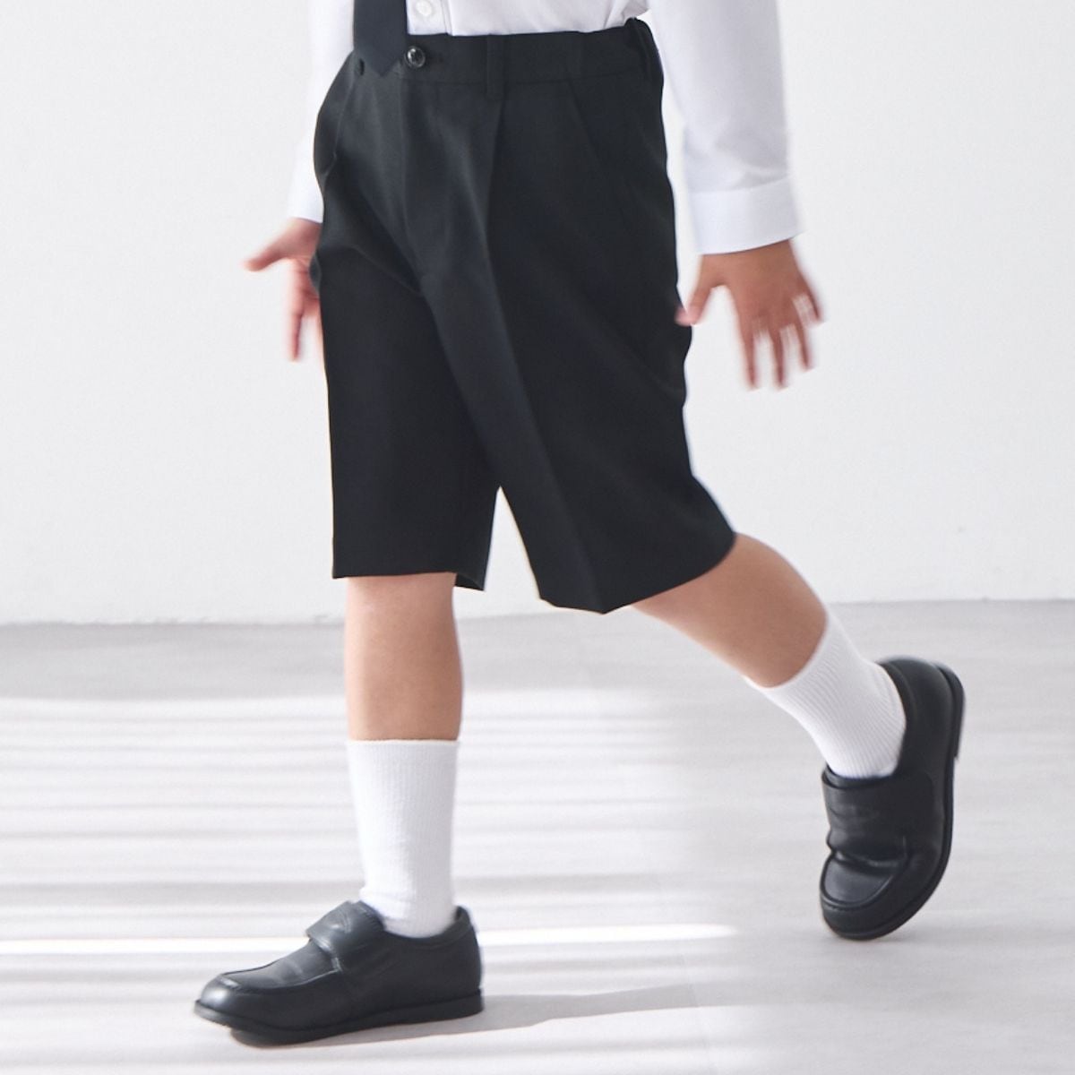 ワンタックハーフパンツ 100 110 120 130cm(8895-5402)