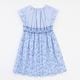 【キッズ】ウエスト切り替え小花柄ワンピース 110 120 130 140cm (2536-7324) CHOPINblue/ショパンブルー