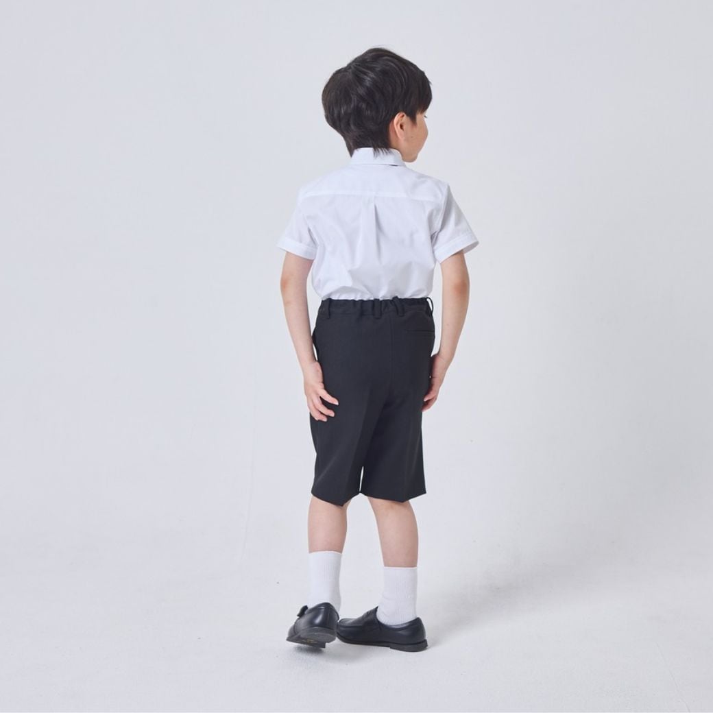 男の子フォーマル2点セット 半袖シャツ・ハーフパンツ 100 110 120 130cm(8833-5401-set)