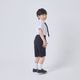 男の子フォーマル2点セット 半袖シャツ・ハーフパンツ 100 110 120 130cm(8833-5401-set)