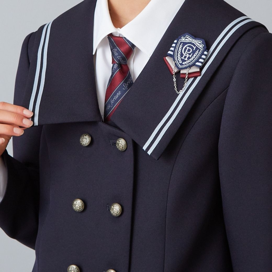 NEW【セール40%OFF】セーラービッグカラースーツ150 160 165cm(CHOPINblue/CHOPINブルー)(2401-2568)