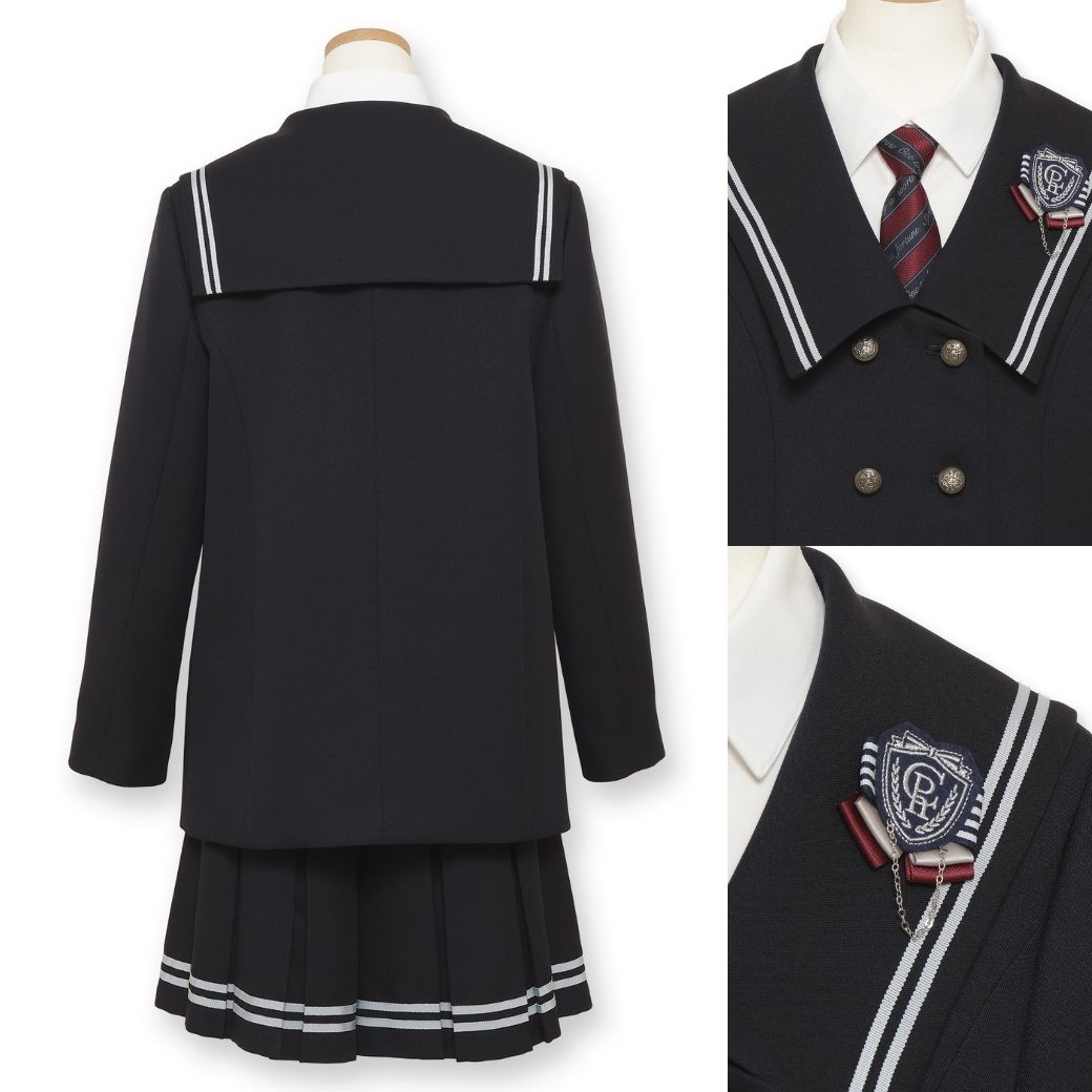 NEW【セール40%OFF】セーラービッグカラースーツ150 160 165cm(CHOPINblue/CHOPINブルー)(2401-2568)