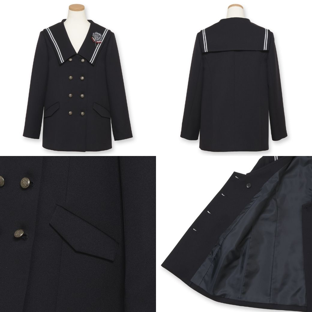 NEW【セール40%OFF】セーラービッグカラースーツ150 160 165cm(CHOPINblue/CHOPINブルー)(2401-2568)