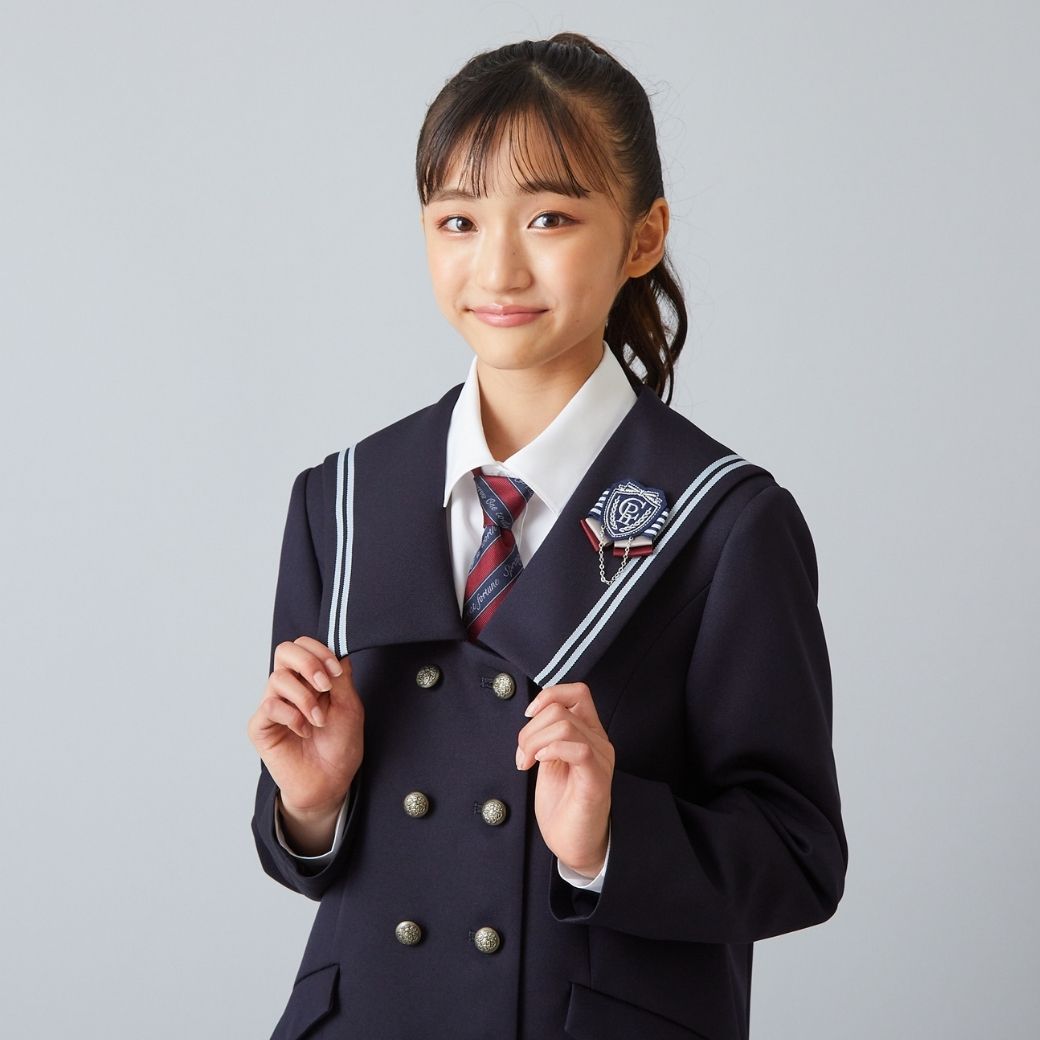 NEW【セール40%OFF】セーラービッグカラースーツ150 160 165cm(CHOPINblue/CHOPINブルー)(2401-2568)