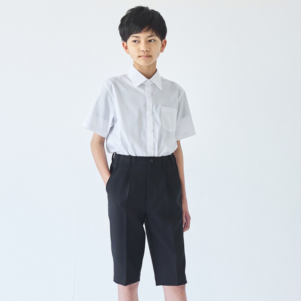 ワンタックハーフパンツ 140 150 160cm(8895-5602)