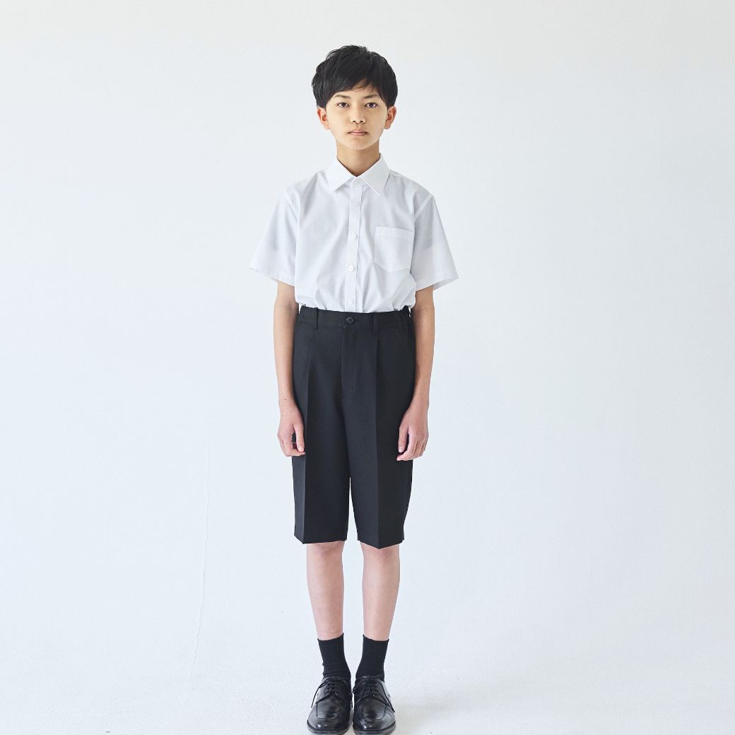 ワンタックハーフパンツ 140 150 160cm(8895-5602)