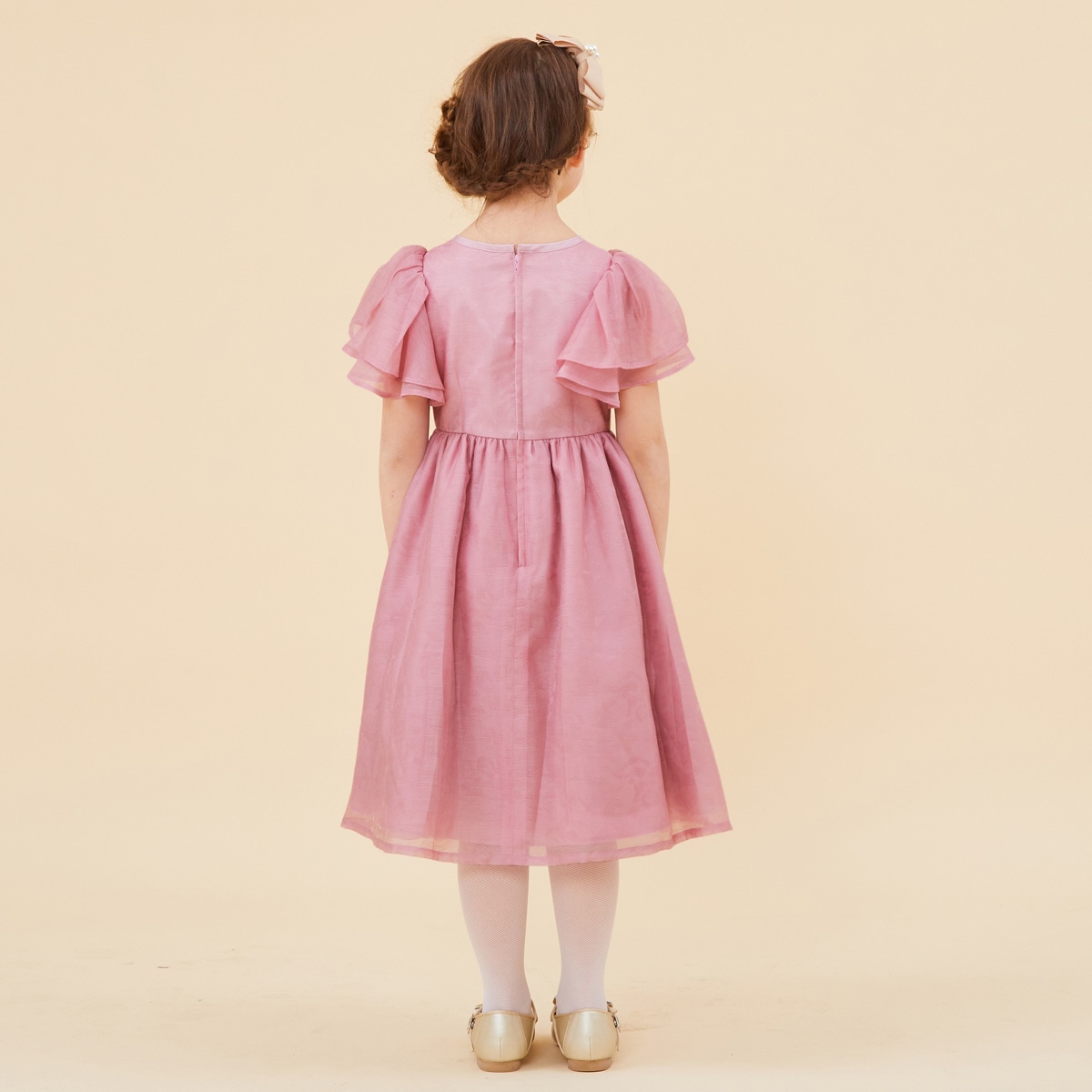 フレアスリーブドレス 110 120 130cm (8396-8303tdl)