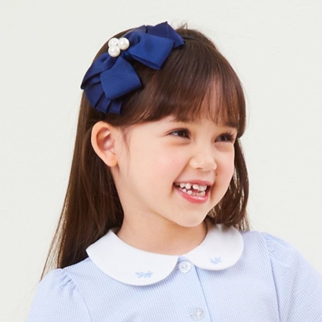 子供 女の子 髪飾り グログランリボンカチューシャ(8090-0004) CHOPIN/ショパン