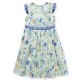 【SUMMERセール20％OFF】ボタニカルプリントワンピース 110 120 130 140cm (2336-7342/2436-7386) CHOPINblue/ショパン ブルー