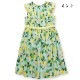 【SUMMERセール20％OFF】ボタニカルプリントワンピース 110 120 130 140cm (2336-7342/2436-7386) CHOPINblue/ショパン ブルー
