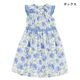 ボタニカルプリントワンピース 110 120 130 140cm (2336-7342/2436-7386) CHOPINblue/ショパン ブルー